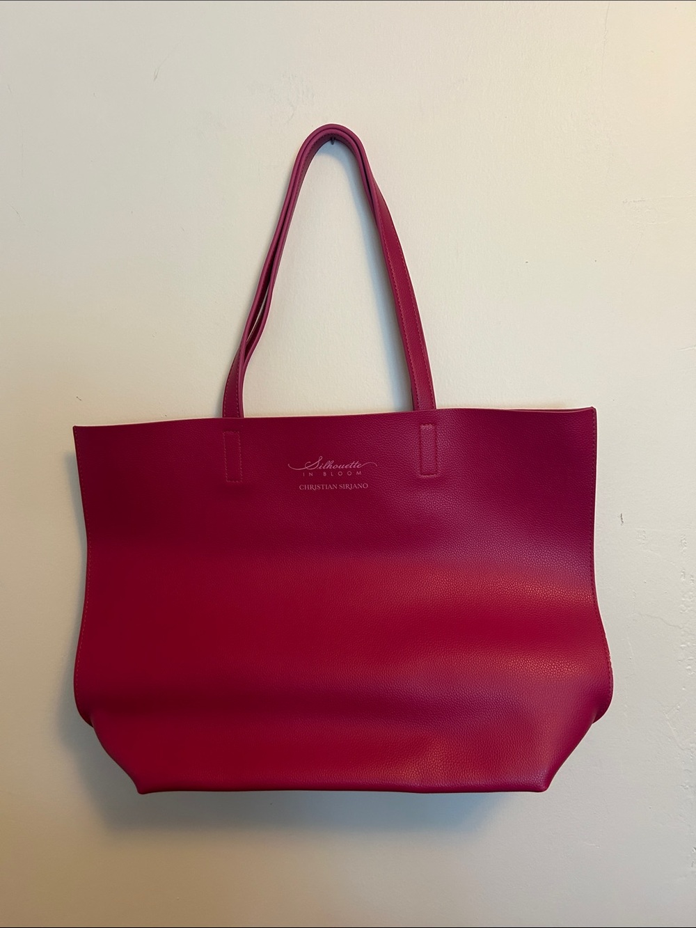 Christian Lacroix Magenta Tote with Dual Shoulder Straps